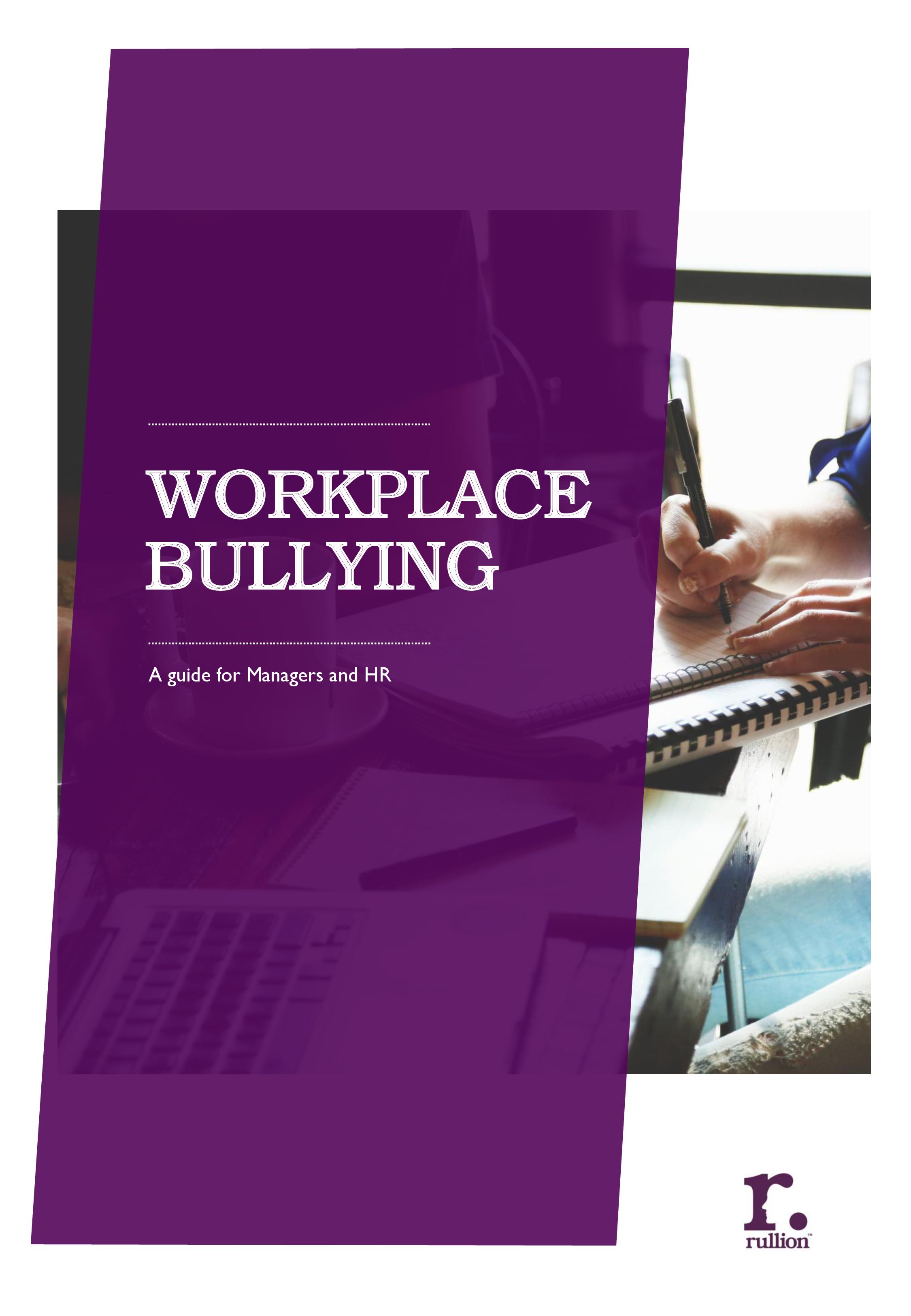 RESEARCH REPORT: WORKPLACE BULLYING